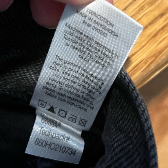 PacSun Black Straight Dad Jeans Timeless Style Size 25 - Picture 5 of 11